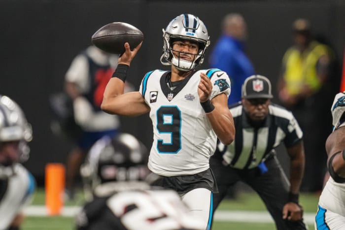 Panthers quarterback Bryce Young